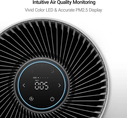 Vista 4 de WINIX T810 - Purificador de aire para habitación extra grande del hogar de hasta 1968 pies cuadrados en 1 hora con Wi-Fi inteligente, monitor