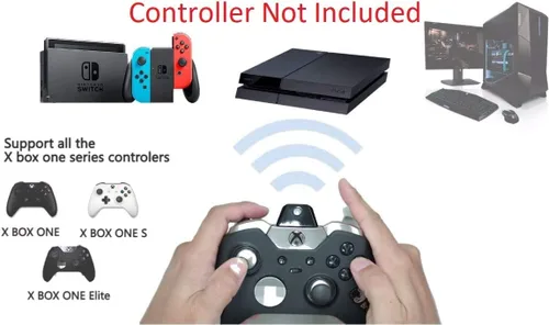 Vista 3 de Skywin X - box One Wireless Remap Adapter and Battery Pack by Brook - Rechargeable Battery Replacement - Compatible with X - box One or X - box One