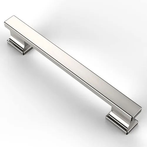 Vista 10 de Asidrama - Paquete de 6 manijas de gabinete de cocina color latón cepillado de 3.75 pulgadas (96mm), tiradores para gabinete, accesorios