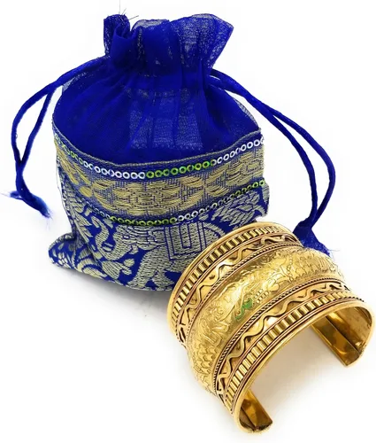 Vista 3 de DharmaObjects - Pulsera de puño ancho ajustable