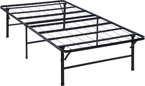 Vista 11 de Coaster Home Furnishings Mabel 305957T - Marco de cama de metal plegable de acero resistente de 14 pulgadas de alto, tamaño individual, color negro