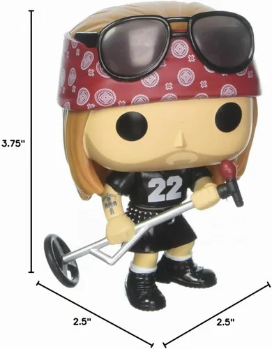 Vista 10 de POP Guns N' Roses - Figura de vinilo Axl Rose Funko Rocks (incluye caja protectora compatible)