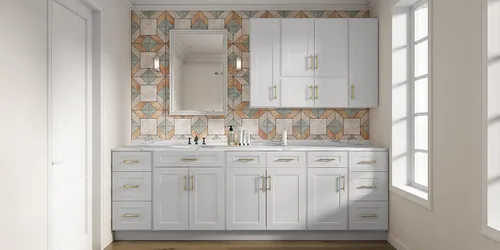 Vista 2 de LOVMOR Armarios de pared, botiquines con puertas de cierre suave, muebles decorativos para salas de estar, dormitorios, cocinas, lavanderías, gris