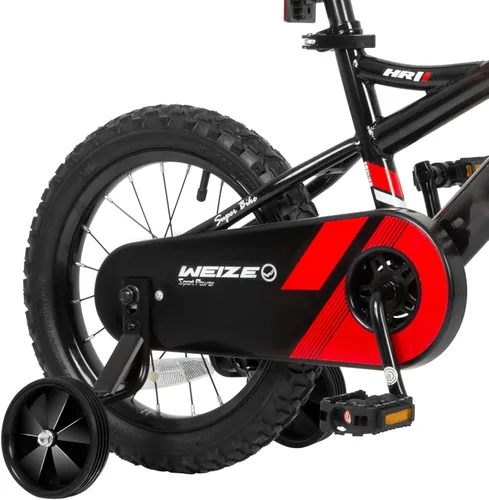 Vista 4 de WEIZE Bicicleta para niños, bicicleta para niños de 14, 16, 20 pulgadas, para niños y niñas de 3 a 12 años, altura del ciclista de 32 a 60 pulgadas