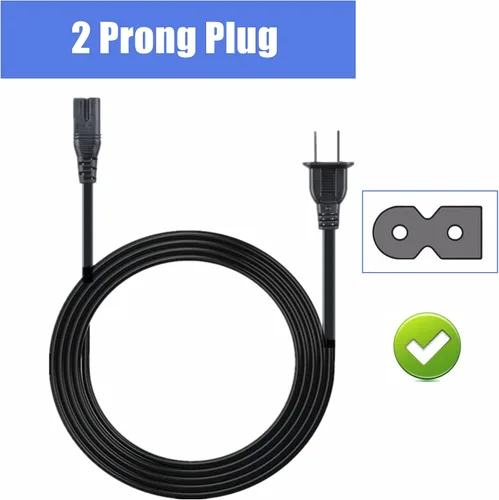 Vista 2 de Cable de alimentación de CA de 5 pies de repuesto para TiVo Series 1 2 3 SVR 2000 HDVR2
