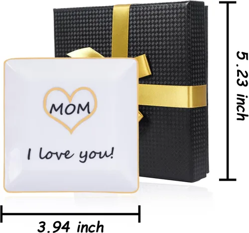 Vista 5 de Bandeja de joyería de regalo para mamá plato decorativo para mujer