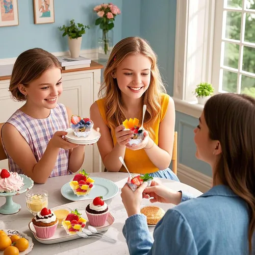 Vista 7 de Tebery Paquete de 100 mini tazas de postre Parfaits con 100 cucharas, cuenco pequeño transparente de 2.5 onzas para probar postres de fiesta
