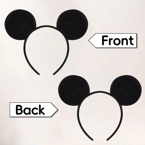 Vista 6 de FANYITY 2 Pcs Mouse Ears,Mouse Costume Ears Headband for Girls Women Party Mic2018898