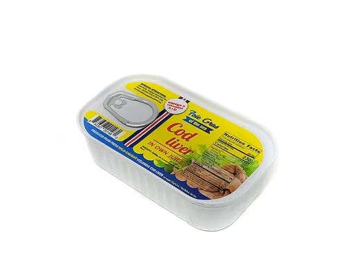 Vista 3 de Foie Gras of the Sea Hígado de bacalao islandés capturado en la naturaleza (Foie de Morue) en aceite propio, 4.3 onzas (paquete de 6) – Fuente