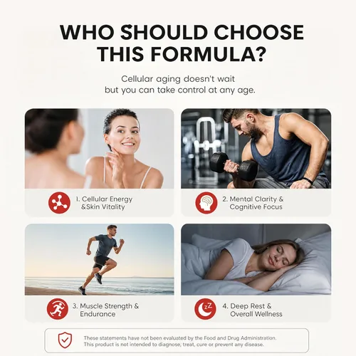 Vista 4 de Urolitina A Premium 7 en 1 Suplemento 1,800 mg, 120 cápsulas blandas
