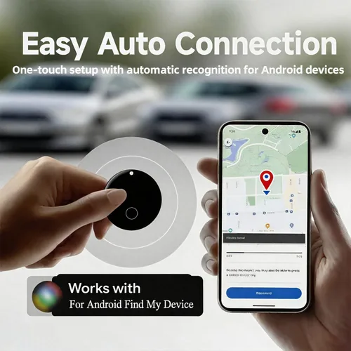 Vista 3 de Rastreador GPS Android para vehículos sin suscripción, paquete de 2