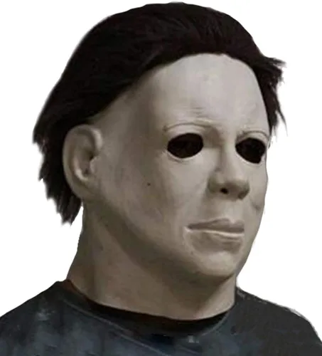 Vista 2 de HAOCOS - Máscara de látex para adulto con diseño de horror y película