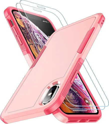 Vista 13 de SPIDERCASE Funda para iPhone Xs Max, [Protección contra Caídas de Grado Militar de 10 FT] [Antideslizante]