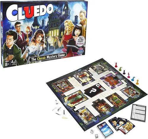 Vista 2 de Hasbro Gaming Cluedo The Classic Mystery - Juego de mesa