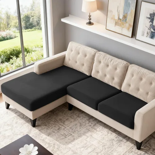 Vista 58 de TAOCOCO Fundas de Cojines de Sofá Elásticas Fundas de Asiento de Silla para Sillón, Fundas de Asiento de Sofá de 1 Pieza Protector de Muebles Suave