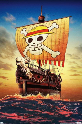 Vista 9 de Trends International Netflix One Piece - Póster de pared de una hoja, 14.72 x 22.37 pulgadas, versión enmarcada de caoba