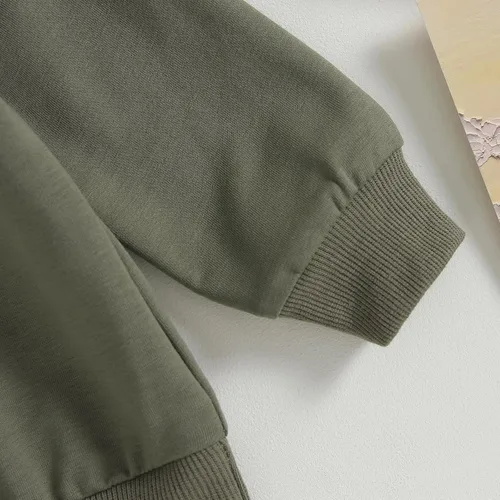 Vista 3 de CIYCUIT Conjunto de sudadera de manga larga y pantalones para bebé niño pequeño