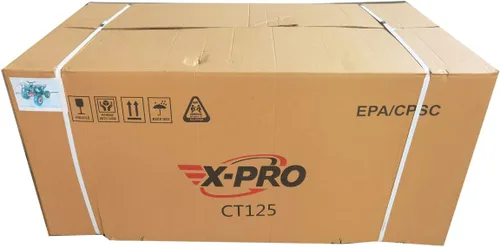 Vista 5 de X-Pro - Cuatrimoto de 150 cc con luces LED y neumáticos grandes de 19-18 in Azul araña