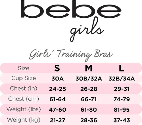 Vista 6 de bebe Brasier de entrenamiento para niña, paquete de 4 sujetadores moldeados de microfibra suave (copa Acopa B)