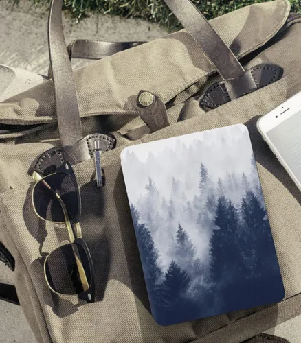 Vista 8 de MoKo Funda compatible con Kindle Basic de 11.ª generación 2024/2022 de 6 Bosque Gris