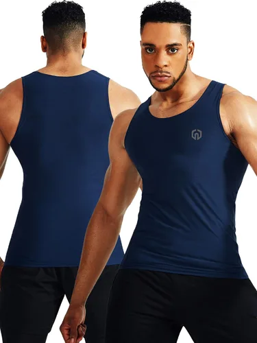 Vista 5 de NELEUS Paquete de 3 camisetas de compresión Dry Fit para hombre