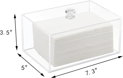 Vista 8 de Weiai Soporte para hojas de secadora de acrílico, contenedor de caja de hojas de secadora transparente para almacenamiento de dispensador