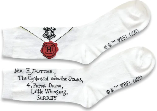 Vista 3 de Harry Potter Hogwarts Express Hedwig - Calcetines para jóvenes y mujeres, paquete de 5 pares