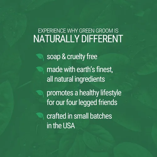 Vista 5 de Green Groom - Champú eliminador de olores para perros, 1 galón, fabricado con Odortrol, todos los ingredientes naturales, rico en antioxidantes