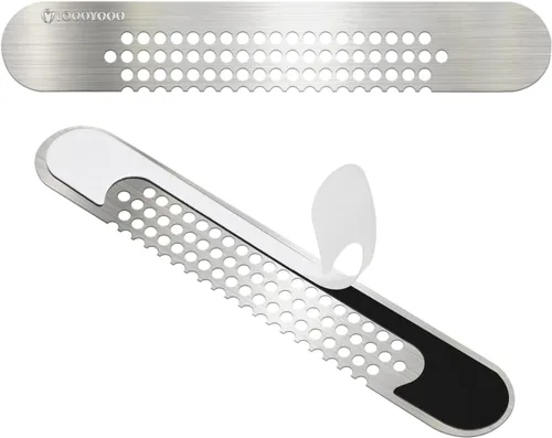 Vista 2 de 25 piezas de acero inoxidable 304 más duradero para ventana, agujero de llanto, parche de drenaje rápido PET autoadhesivo más pegajoso e impermeable