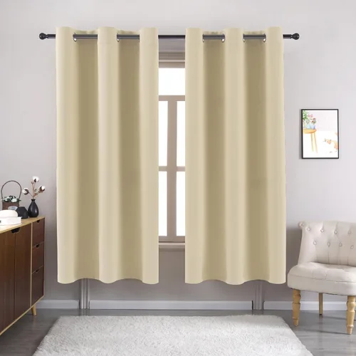 Vista 13 de Pickluc - Paneles de cortinas opacas con ojales, cortinas para bloquear la luz para el dormitorio, aisladas térmicamente, reducción de ruido