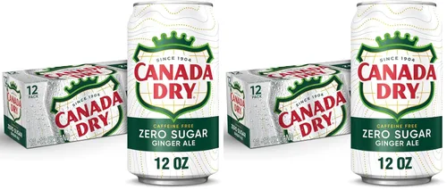 Vista 15 de Canada Dry Zero Sugar Ginger Ale Soda, latas de 12 onzas líquidas (paquete de 12)