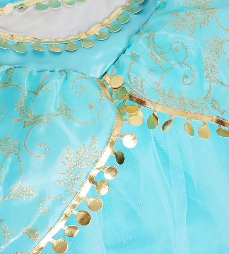 Vista 6 de Disfraz de princesa Cenicienta para niñas, vestido de fiesta de cumpleaños, Halloween