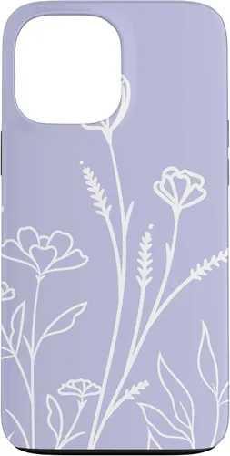 Vista 24 de Summer Wildflowers Pattern Pastel Design Floral Periwinkle Case for iPhone 17