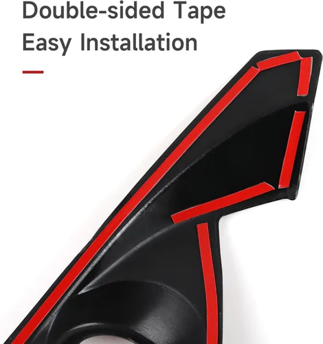 Vista 5 de Calcomanías de cubierta de altavoz de pilar para Honda Civic 2016 2017 2018 2019 2020 2021 10ª generación Accesorios ABS fibra de carbono pegatinas