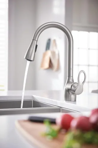 Vista 10 de Moen CA87011SRS Touch-on-Kitchen-Sink-grifos, resistente al punto inoxidable