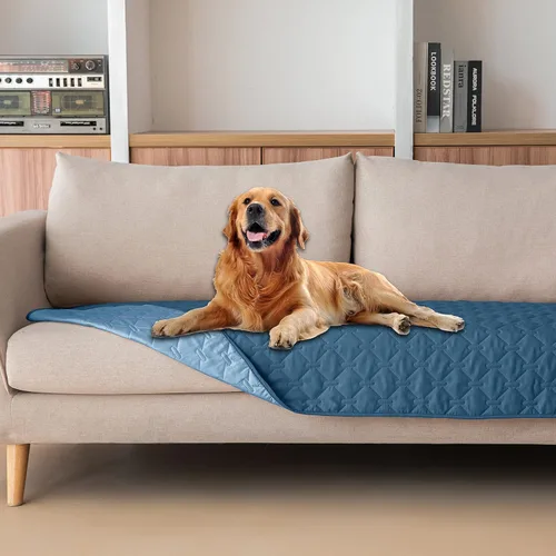 Vista 58 de gogobunny Manta para mascotas 3 veces más resistente, impermeable y a prueba de arañazos; protector de muebles reversible para perros y gatos, funda