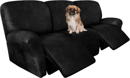Vista 24 de ANARACHON Fundas para Sillas Reclinables Tipo Cuero, 4 Piezas Funda para Sillón Reclinable Lazy Boy, Protector de Muebles - Funda Suave Lavable