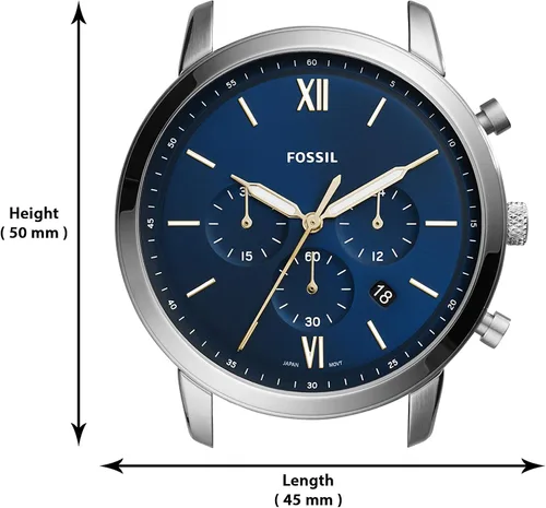 Vista 5 de Fossil Men's Neutra Stainless Steel and Leather Quartz Chronograph Watch