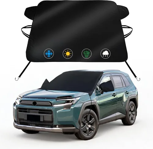 Vista 11 de Cubierta de nieve para parabrisas para Toyota Sequoia 2023-2025 2026/Toyota Tundra 2022-2025 2026 Limited SR5 Platinum TRD Pro Pickup Cubierta