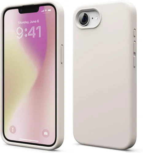Vista 11 de elago - Funda de silicona líquida prémium para iPhone 17e y iPhone 16e, color negro Funda protectora de cuerpo completo, a prueba de golpes, forro