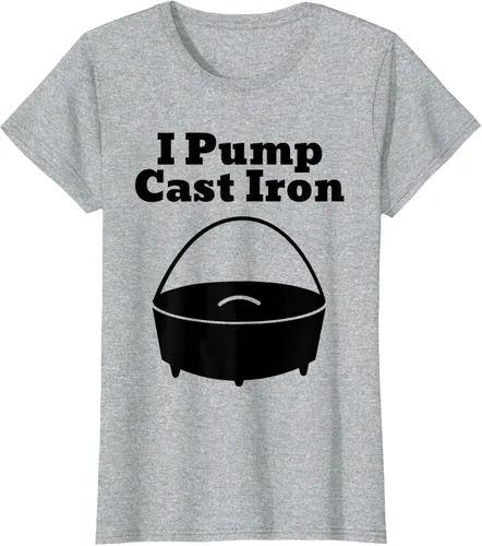 Vista 22 de I Pump - Camiseta de hierro fundido para cocinar al horno holandés