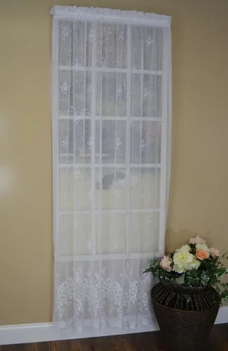 Vista 2 de Cortina Chic Cameo Rose Swag, Marfil