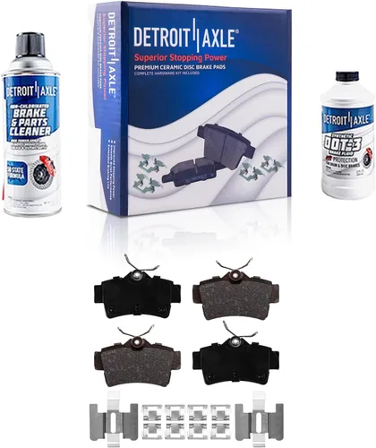Vista 149 de Detroit Axle - Pastillas de Freno Delantero para Nissan Altima Maxima Sentra 350Z Cube Juke Versa INFINITI G35 I30 I35 Suzuki SX4 Crossover