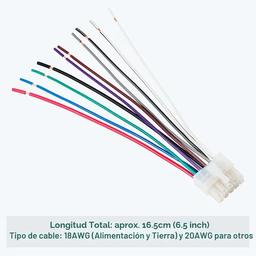 Vista 6 de NuIth Arnés de cableado estéreo de 10 pines para estación Kicker Bass, enchufe de arnés de cableado de radio compatible con Kicker PT10 11PT8 11PH12
