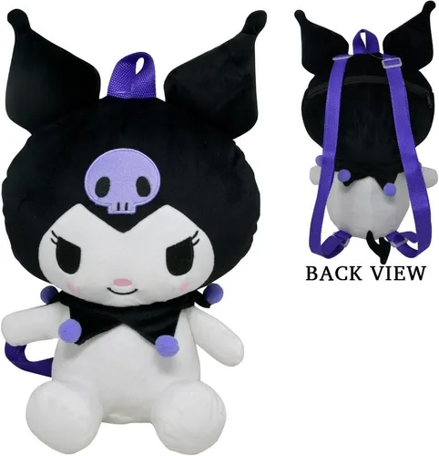 Vista 2 de Fast Forward Mochila de felpa Hello Kitty Kuromi de 14