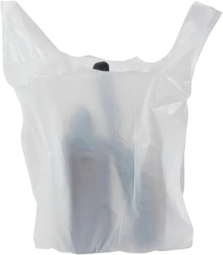 Vista 6 de SSWBasics Bolsas de plástico - Bolsas pequeñas blancas para camisetas - 8' x 5' x 16' - Caja de 2000