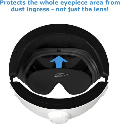 Vista 4 de Digicharge Funda protectora de lente para PS VR2, PS VR 2, protector PSVR2 a prueba de polvo y antiarañazos, espuma de 0.55 pulgadas de grosor