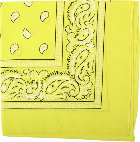 Vista 9 de Motique Accessories Bandana de algodón de 22 pulgadas con estampado cachemira