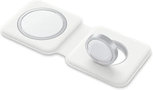 Vista 4 de Apple MagSafe Duo - Cargador inalámbrico con capacidad de carga rápida, cargador de pared tipo C, compatible con iPhone, AirPods y Watch