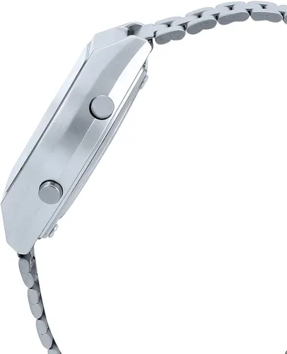 Vista 2 de Casio B640WDG-7DF Reloj unisex de cuarzo plateado de acero inoxidable